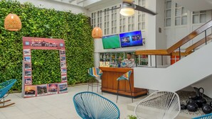 Sitteområde i lobbyen