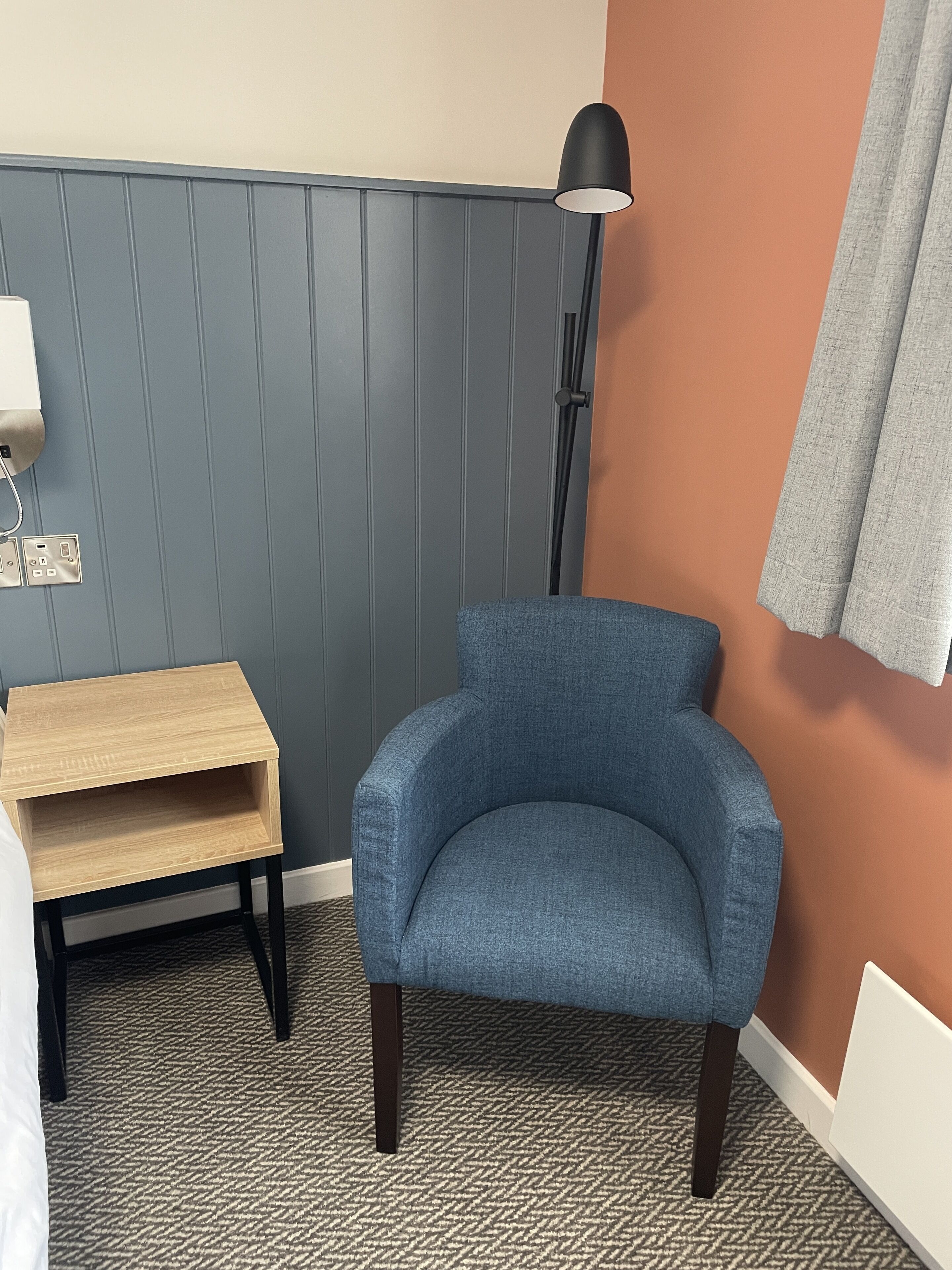 desk, iron/ironing board, free wifi, bed sheets