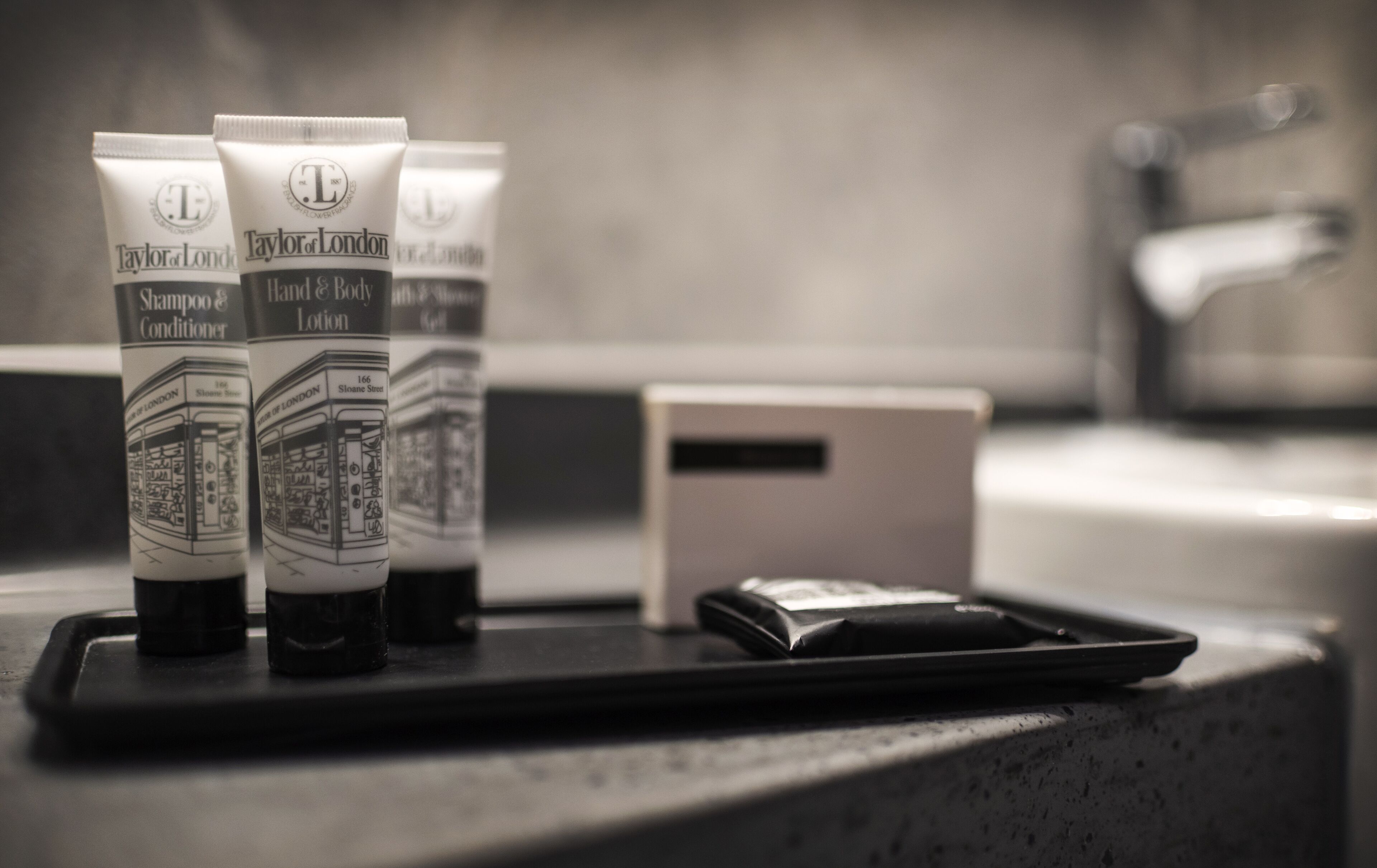 free toiletries, hair dryer, towels, soap