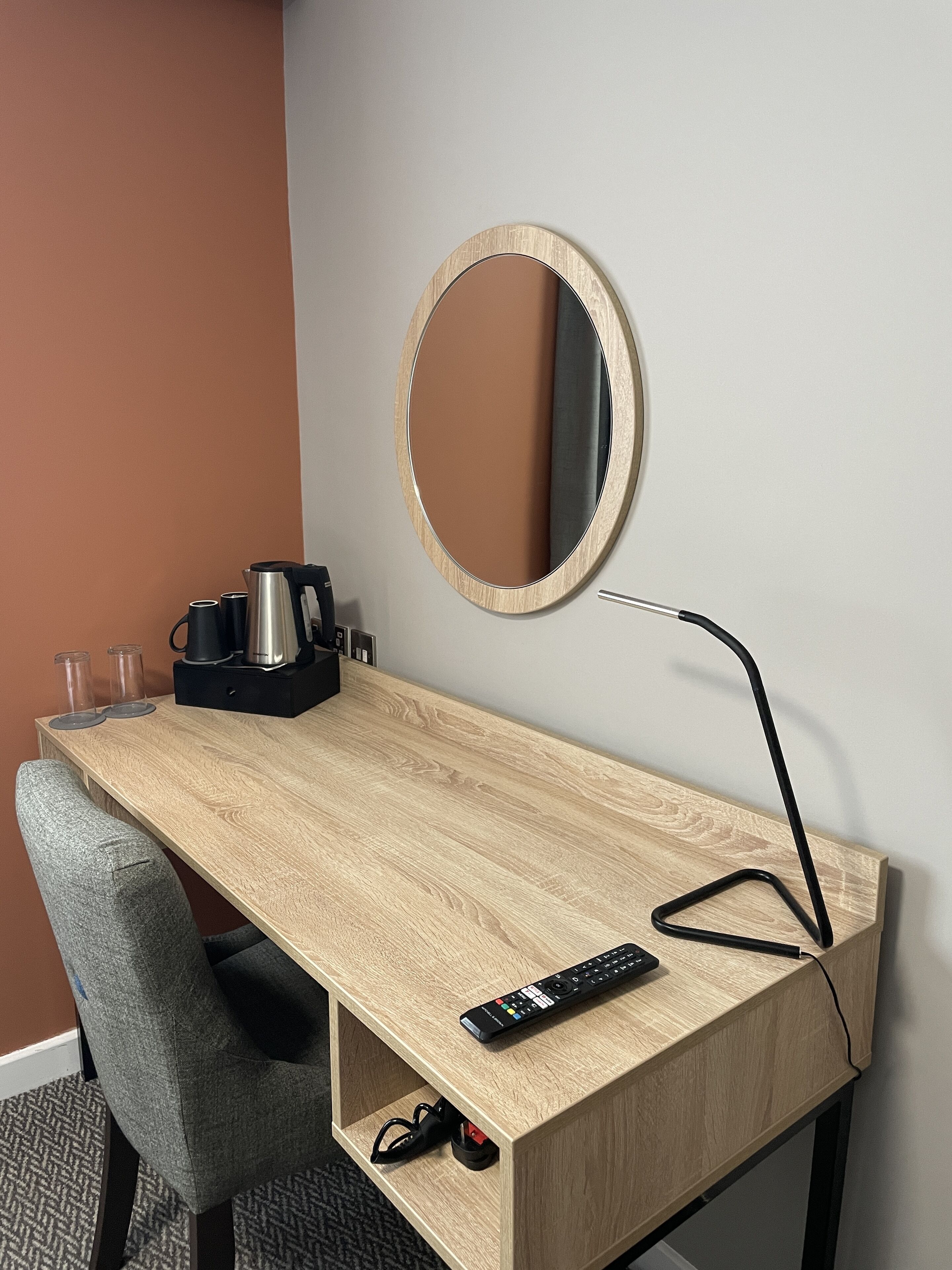 desk, iron/ironing board, free wifi, bed sheets