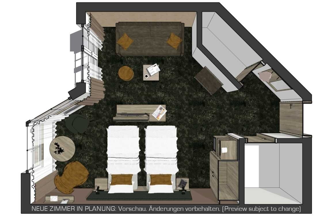 deluxe double room | 1 bedroom, minibar, in-room safe, free wifi