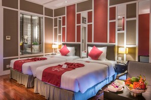 Literie de qualité supérieure, minibar, coffres-forts dans les chambres