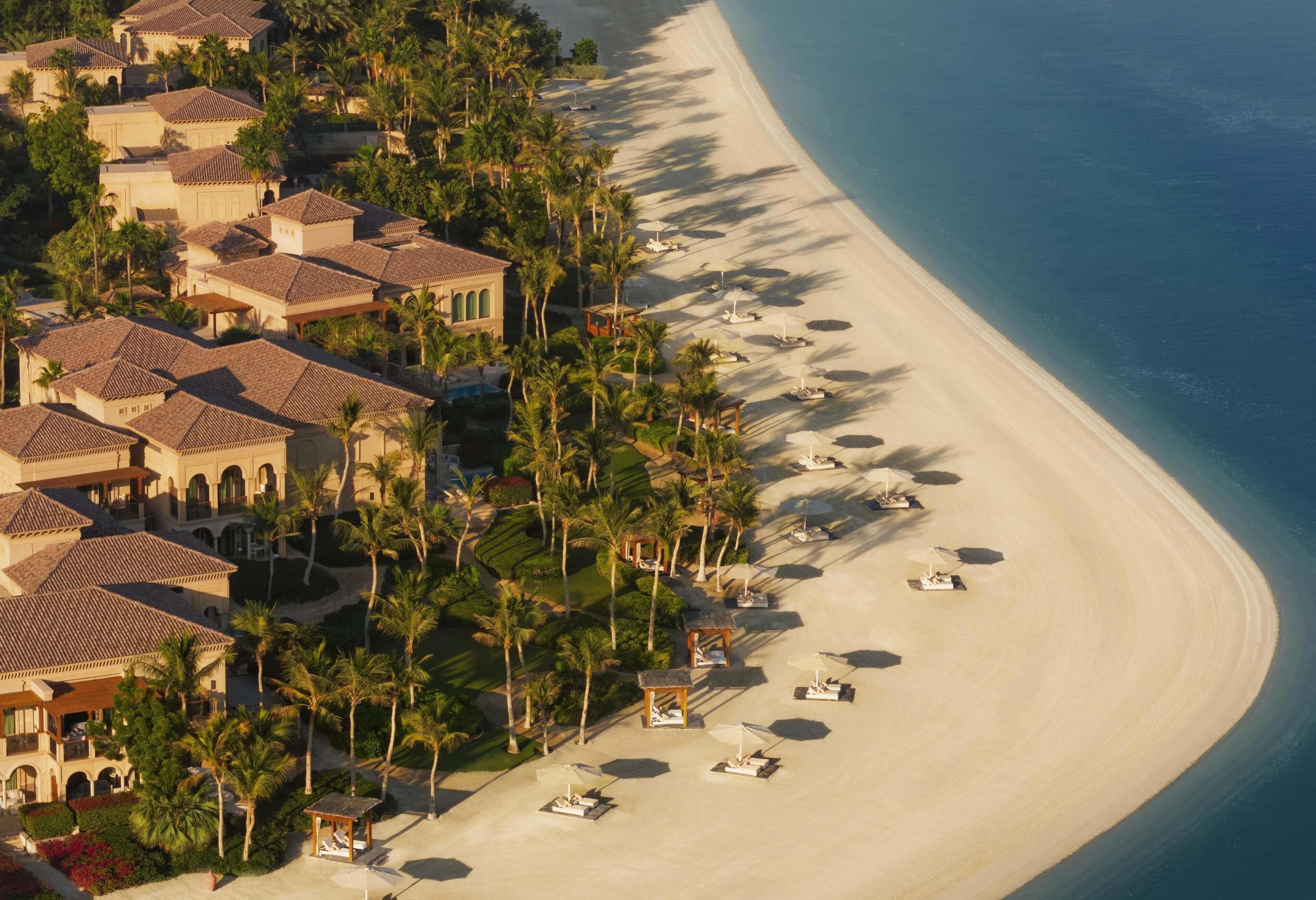 Private beach, white sand, sun-loungers, beach umbrellas