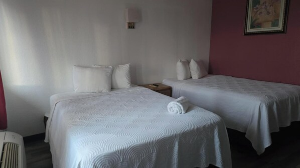 Room, 2 Queen Beds, Non Smoking | 1 bedroom, premium bedding, desk, free wired Internet