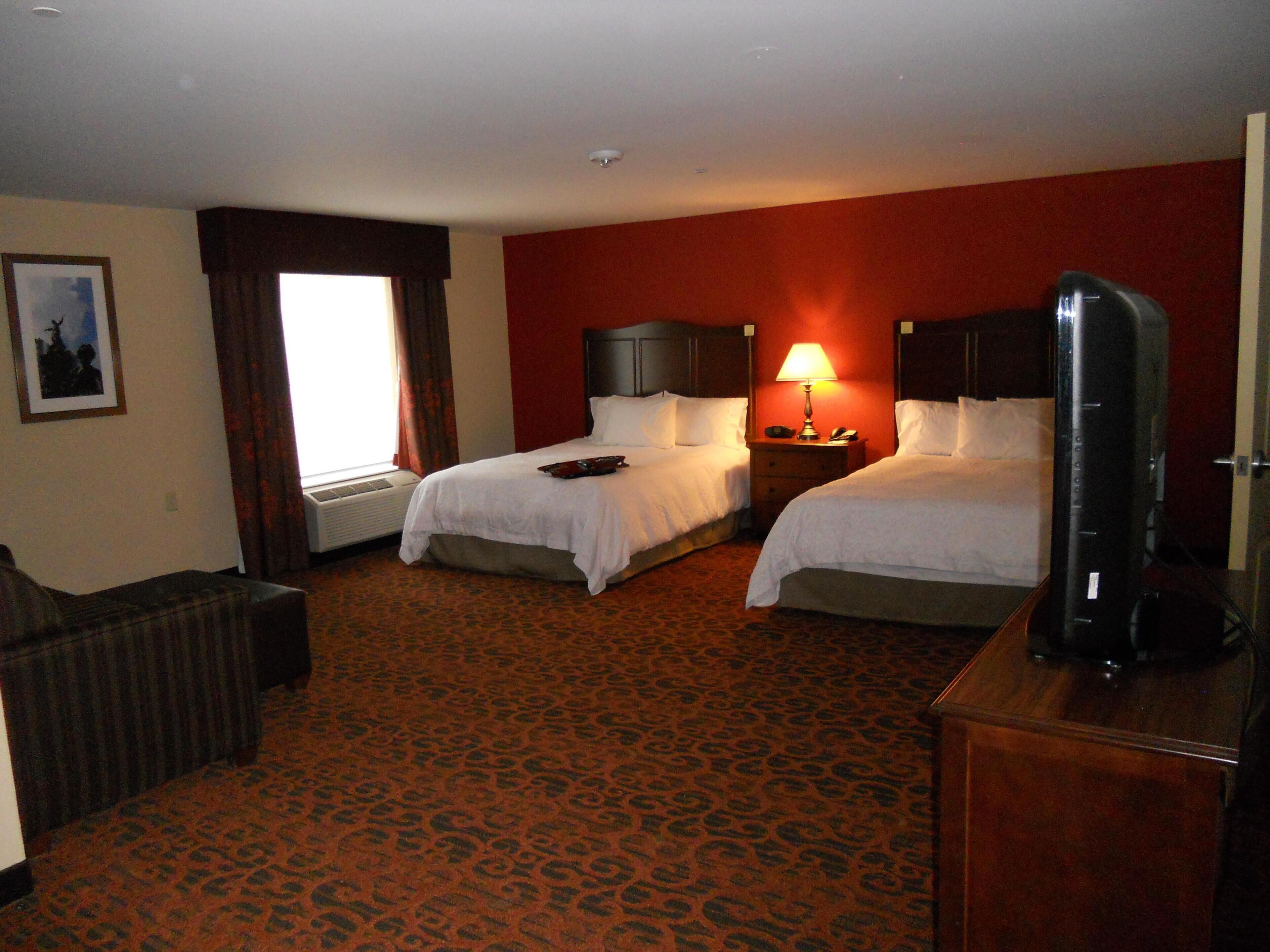 Room, 2 Queen Beds, Non Smoking (Accessible) | In-room safe, laptop workspace, blackout drapes, iron/ironing board
