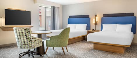 Suite, 2 Queen Beds, Refrigerator & Microwave (Wet bar) | In-room safe, laptop workspace, blackout drapes, iron/ironing board