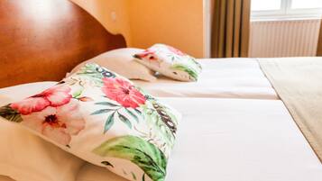 1 slaapkamer, luxe beddengoed, bedden met traagschuimmatrassen