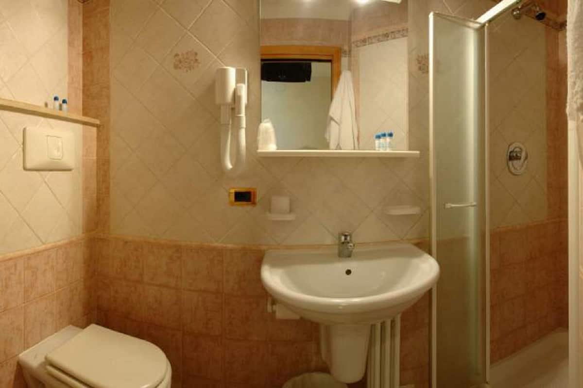 single room | bathroom | shower, free toiletries, hair dryer, bidet