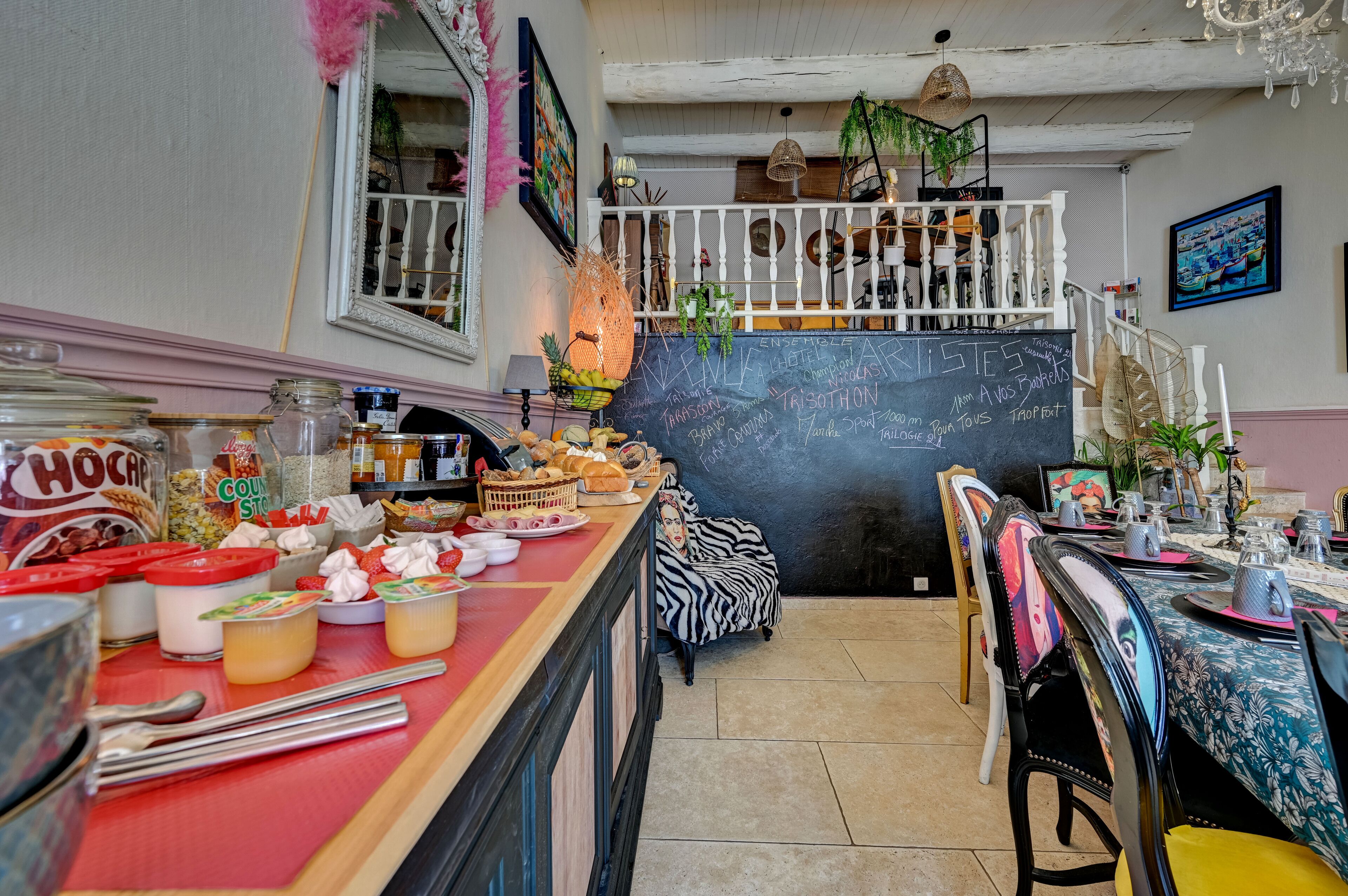 daily buffet breakfast (eur 14 per person)