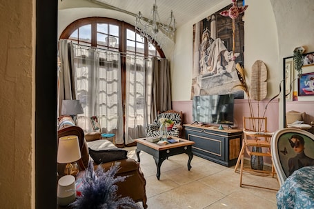 Sala de estar en el lobby