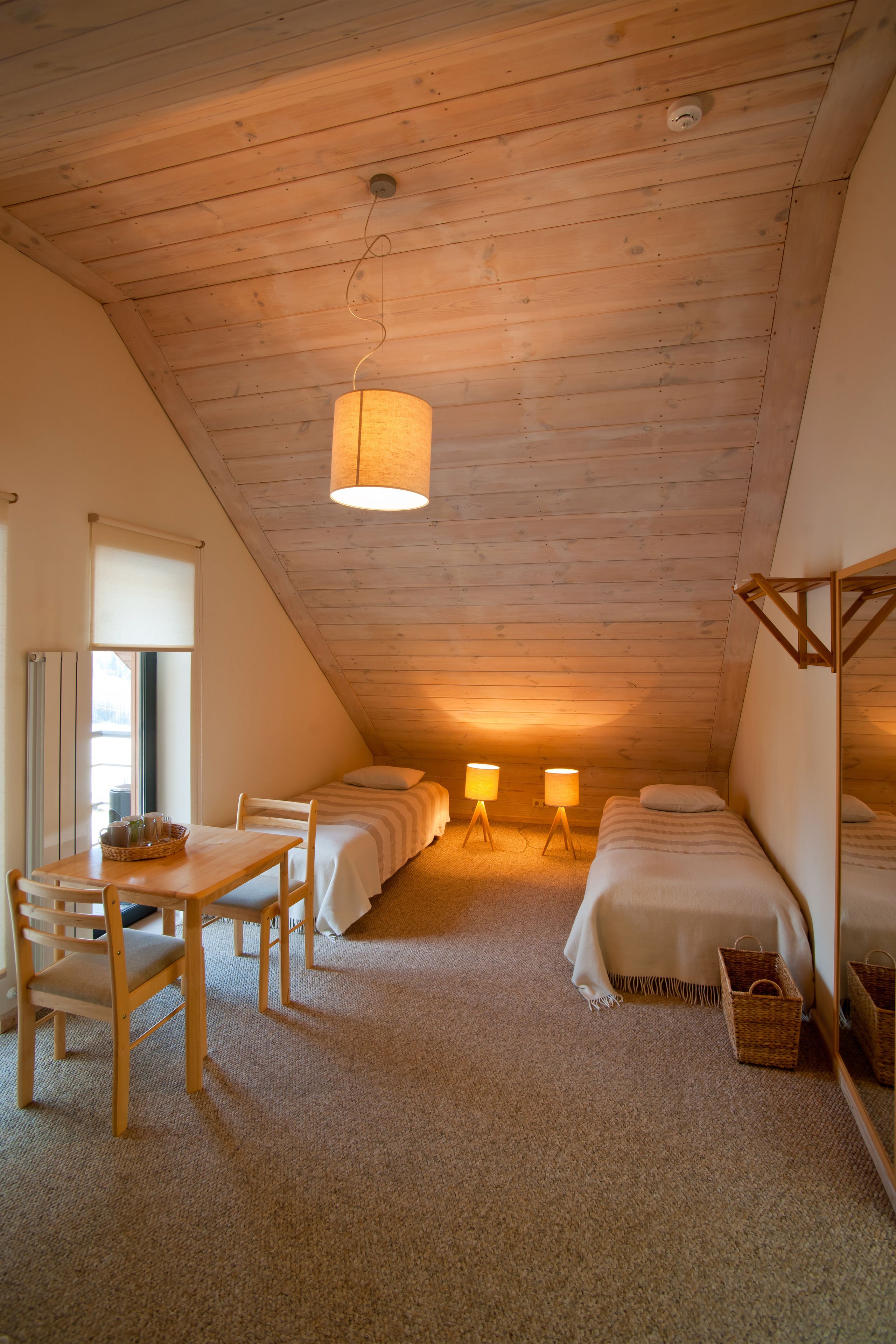 basic triple room, 1 bedroom, private bathroom, mountainside | 1 bedroom, iron/ironing board, free wifi, bed sheets