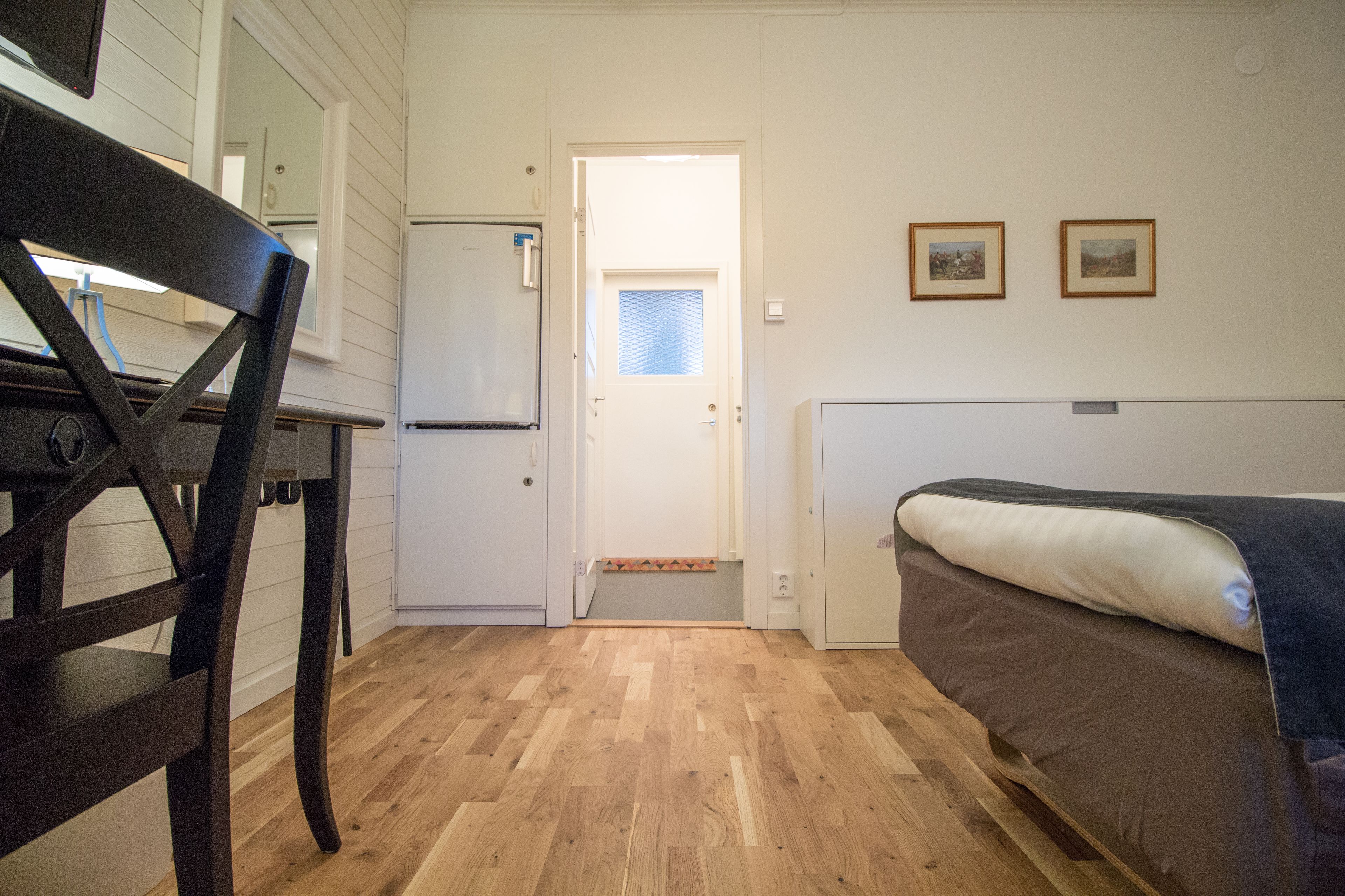 individually decorated, desk, blackout curtains, soundproofing