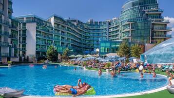 Indoor pool, outdoor pool