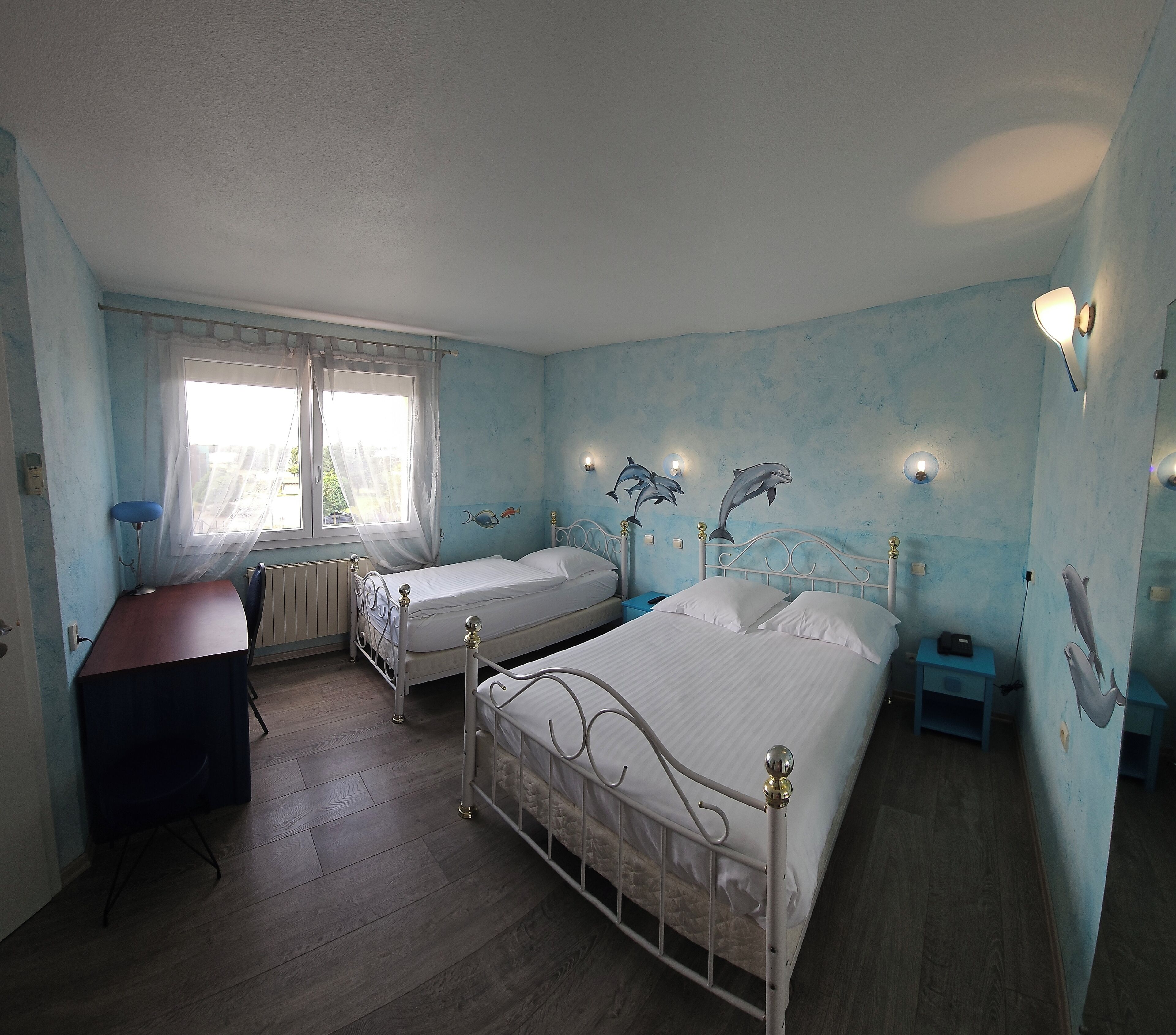 comfort triple room | in-room safe, individually decorated, desk, soundproofing