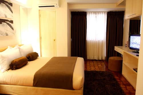 In-room safe, desk, blackout curtains, iron/ironing board