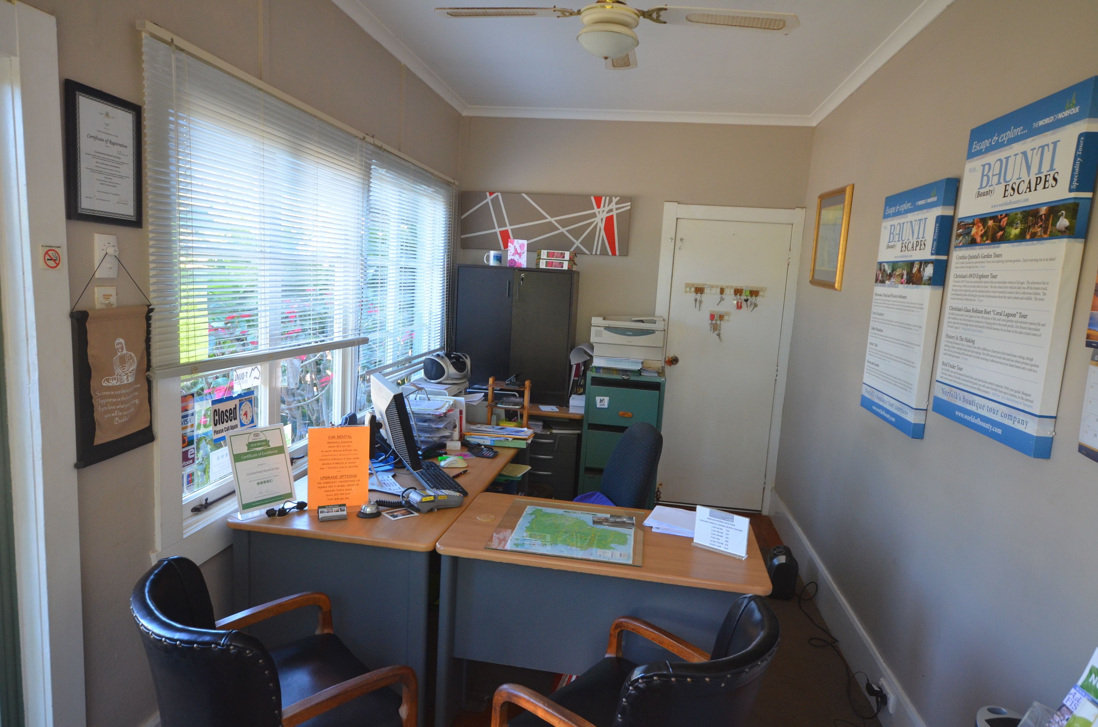 check-in/check-out kiosk