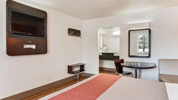 Blackout drapes, free WiFi, bed sheets