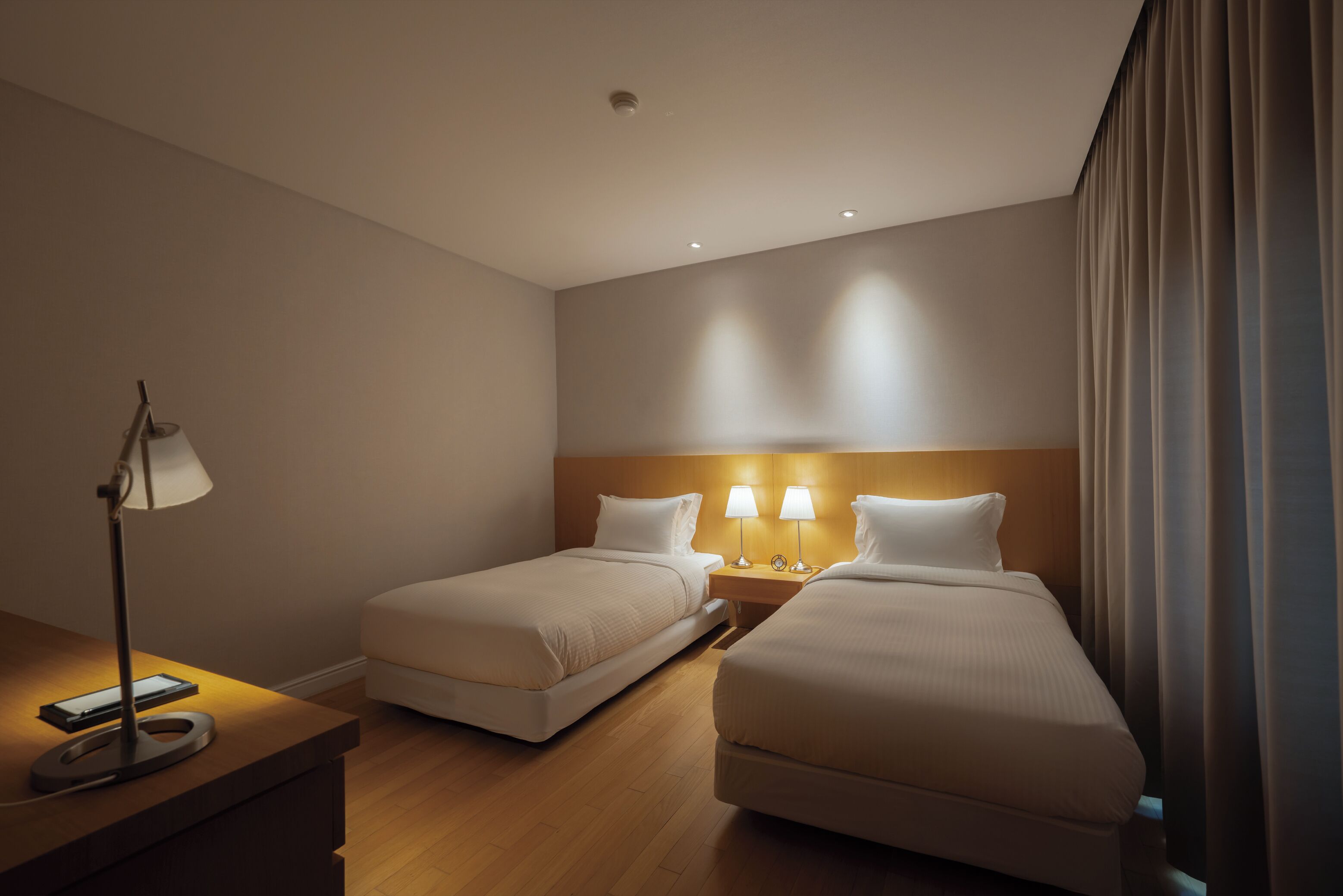 standard city twin | blackout curtains, rollaway beds, free wifi