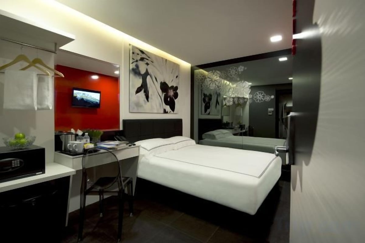 In-room safe, blackout curtains, iron/ironing board (on request)