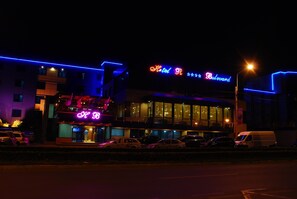 Front of property – evening/night