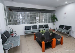 Zona de estar del vestíbulo