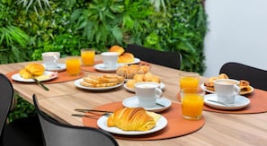 Daily buffet breakfast (EUR 10 per person)