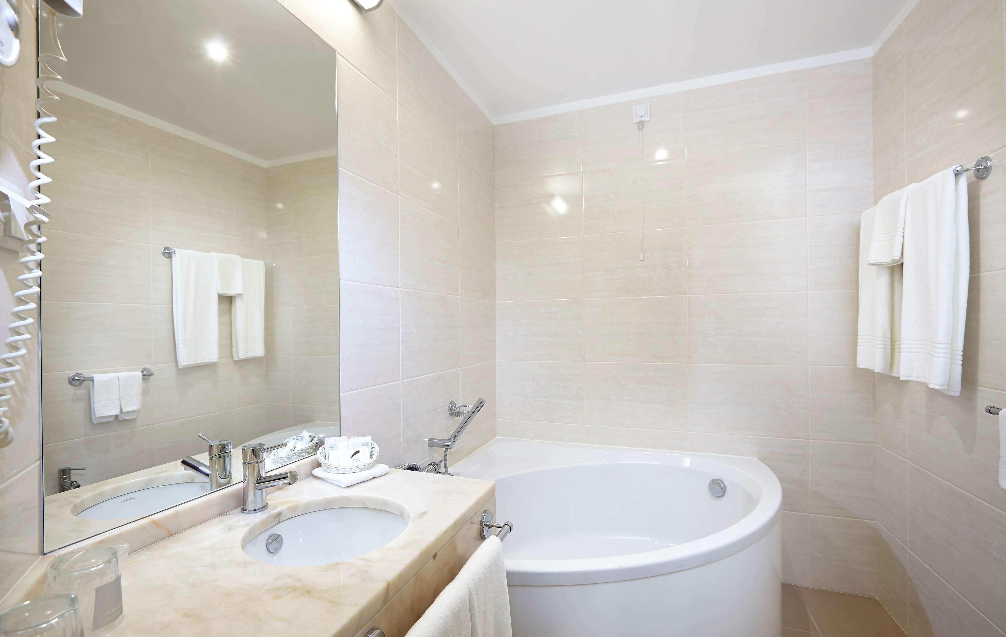 free toiletries, hair dryer, towels, soap