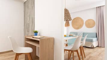 Apartment, 1 Schlafzimmer, Terrasse | Speisen