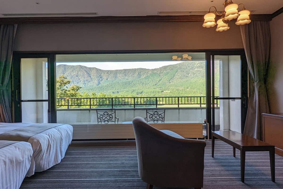 individually decorated, desk, laptop workspace, blackout curtains