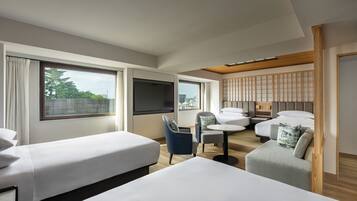 Family Room, Multiple Beds | Hypo-allergenic bedding available, down comforters, memory foam beds