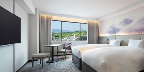 Superior Room, 2 Twin Beds (1 Single Extra Bed. City Side) | In-room safe, free WiFi, bed sheets - Grand Mercure Nara Kashihara (Kashihara)