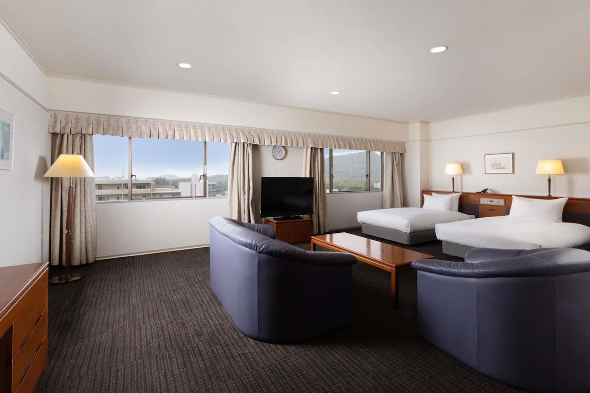 Classic Suite, 2 Katil Bujang (Single) (City Side) | Peti besi dalam bilik, Wi-fi percuma, cadar katil