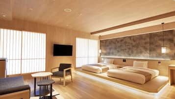 Executive Twin (Luxury Floor),2 double beds, for 2-5 people use, Non Smoking | 1 bedroom, desk, iron/ironing board, free WiFi