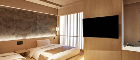 Chambre Supérieure avec lits jumeaux, non-fumeurs (Luxury floor,1-4 pax use) | 1 chambre, bureau, fer et planche à repasser, Wi-Fi gratuit