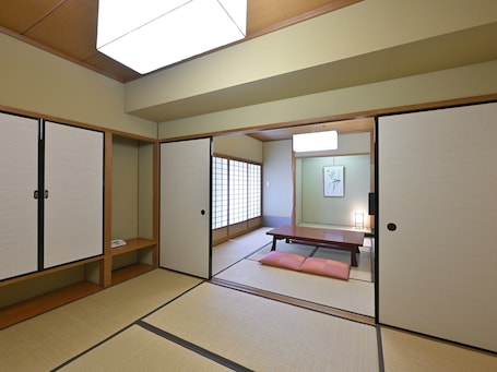 Japanese Style Room, Non Smoking | Premium bedding, down comforters, in-room safe, desk. Rihga Hotel Zest Takamatsu