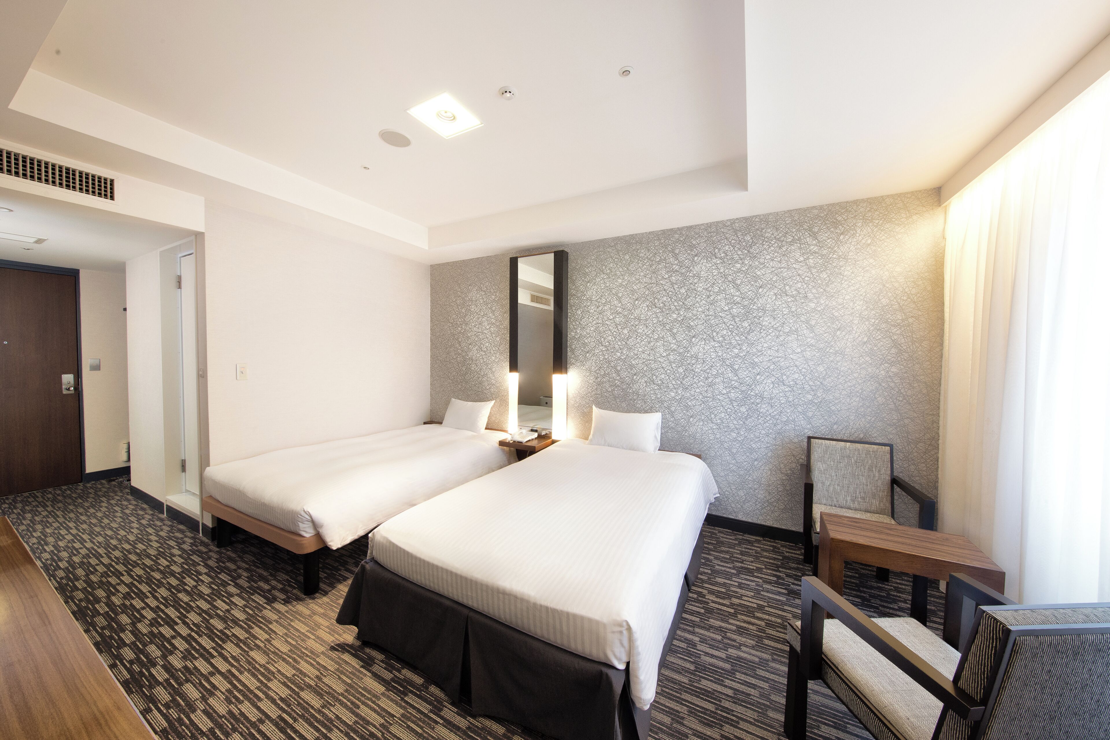 ツイ  ンルーム　禁煙　南館 | 高級寝具、デスク、防音設備、WiFi (無料)