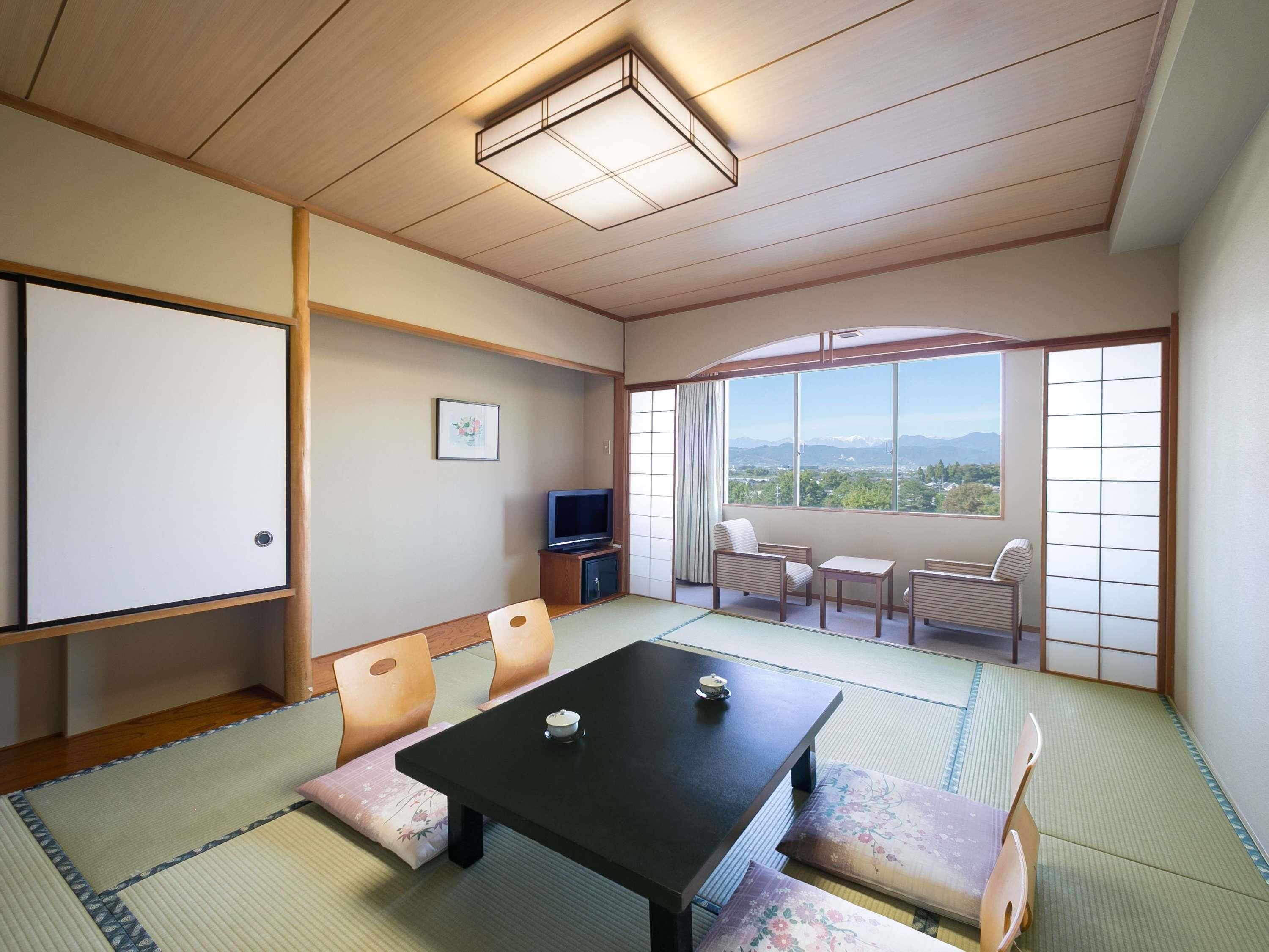 Classic Room, Japanese style, 4 Futon beds, Mountain view | In-room safe, desk, iron/ironing board, free WiFi