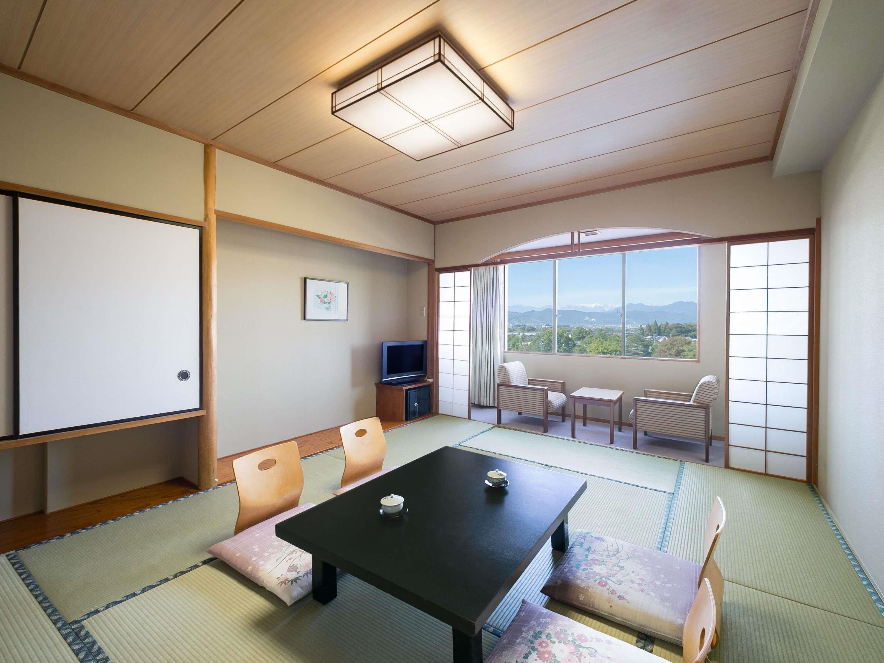 Classic Room, Japanese style, 4 Futon beds, Mountain view