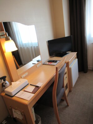 Standard Double Room, Smoking | Down comforters, in-room safe, desk, blackout drapes