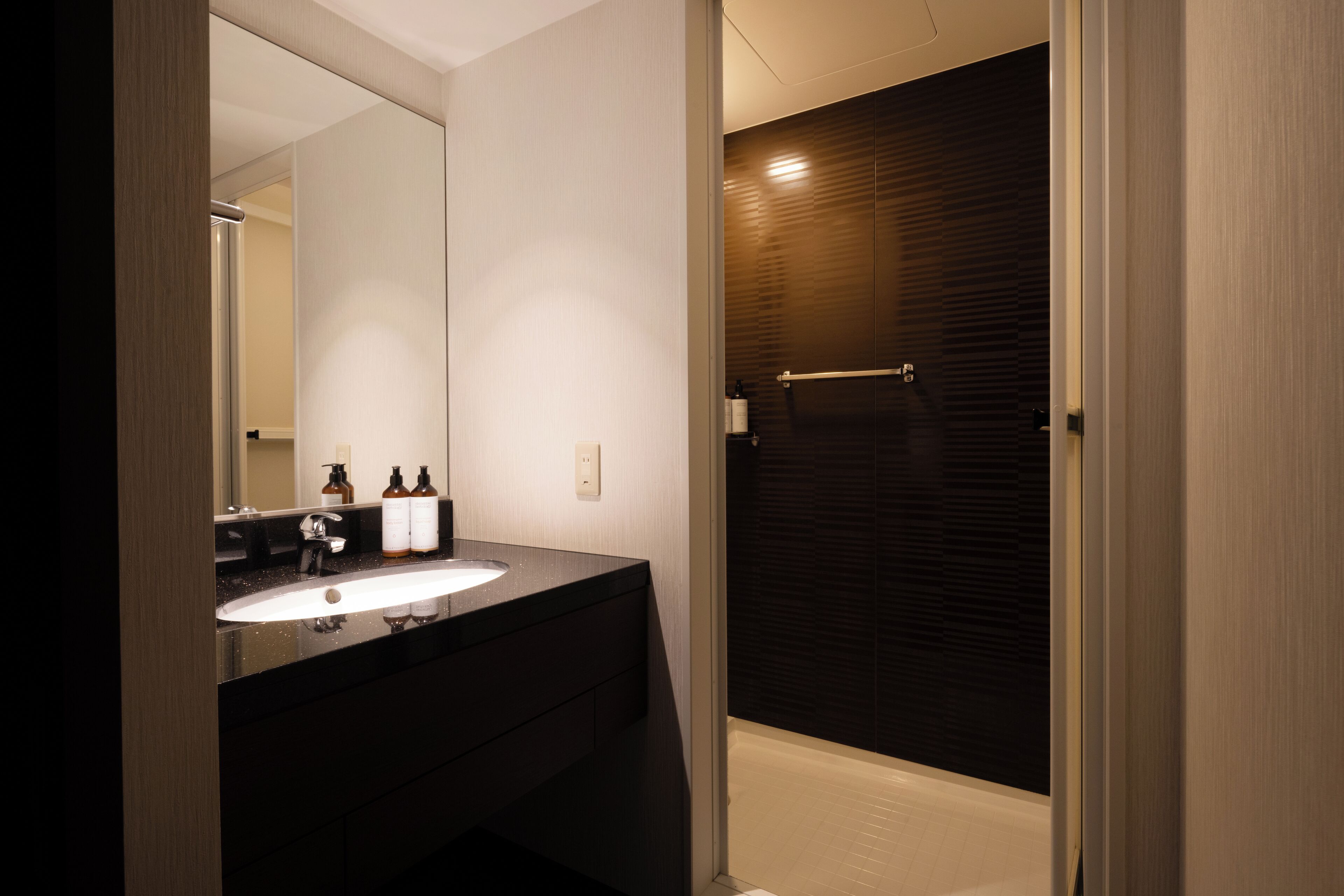 Free toiletries, hair dryer, slippers, bidet