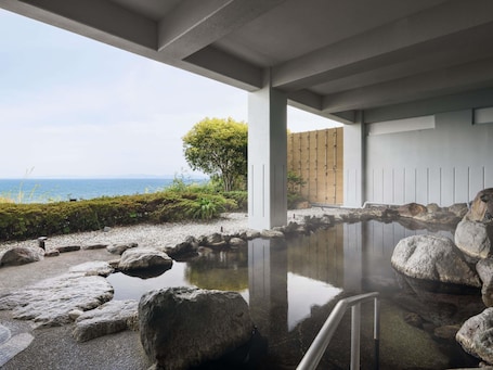 In-room safe, desk, free WiFi, bed sheets. Grand Mercure Beppu Bay Resort & Spa