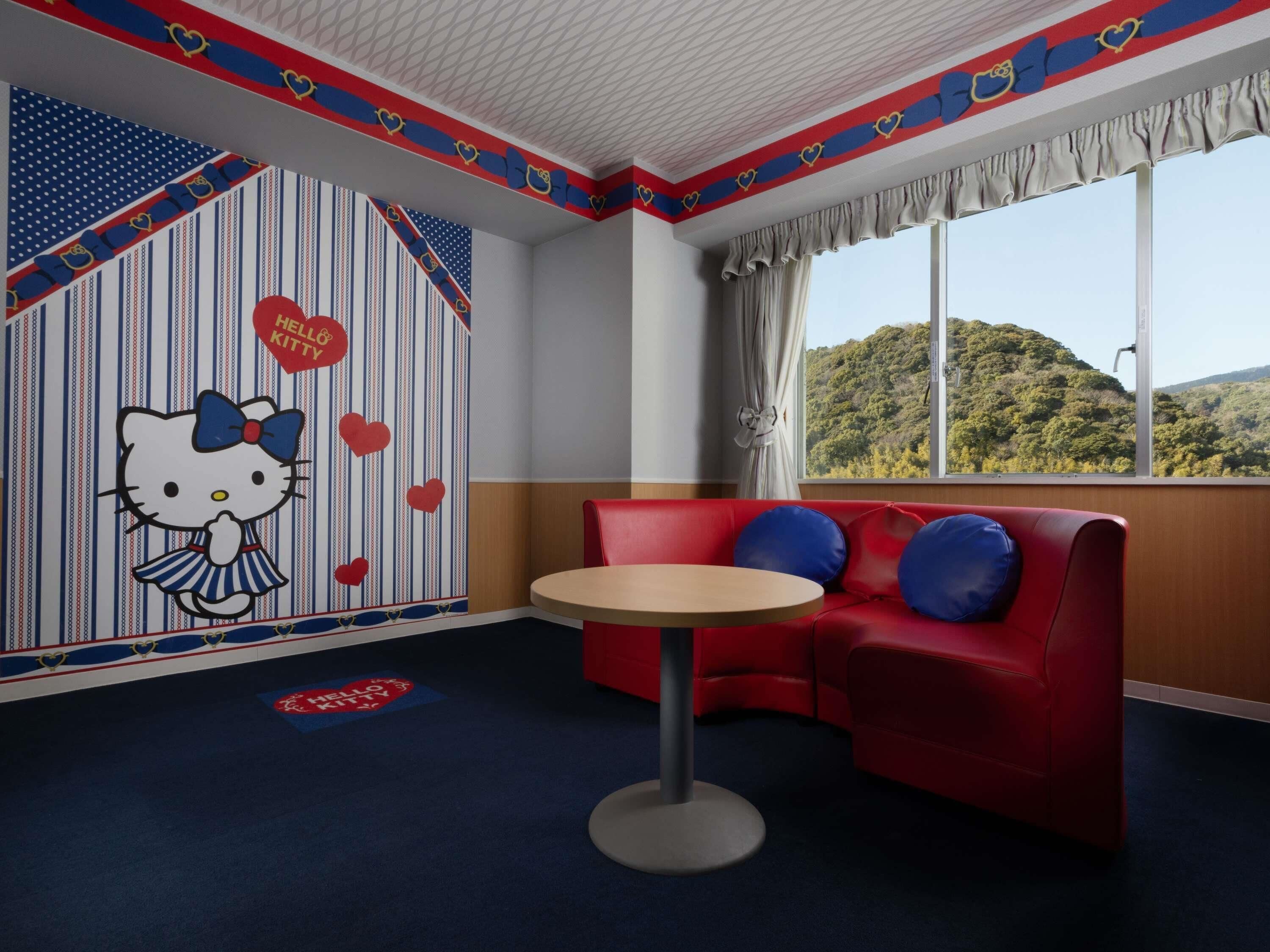 Standard room with 2 single beds and 1 sofa bed