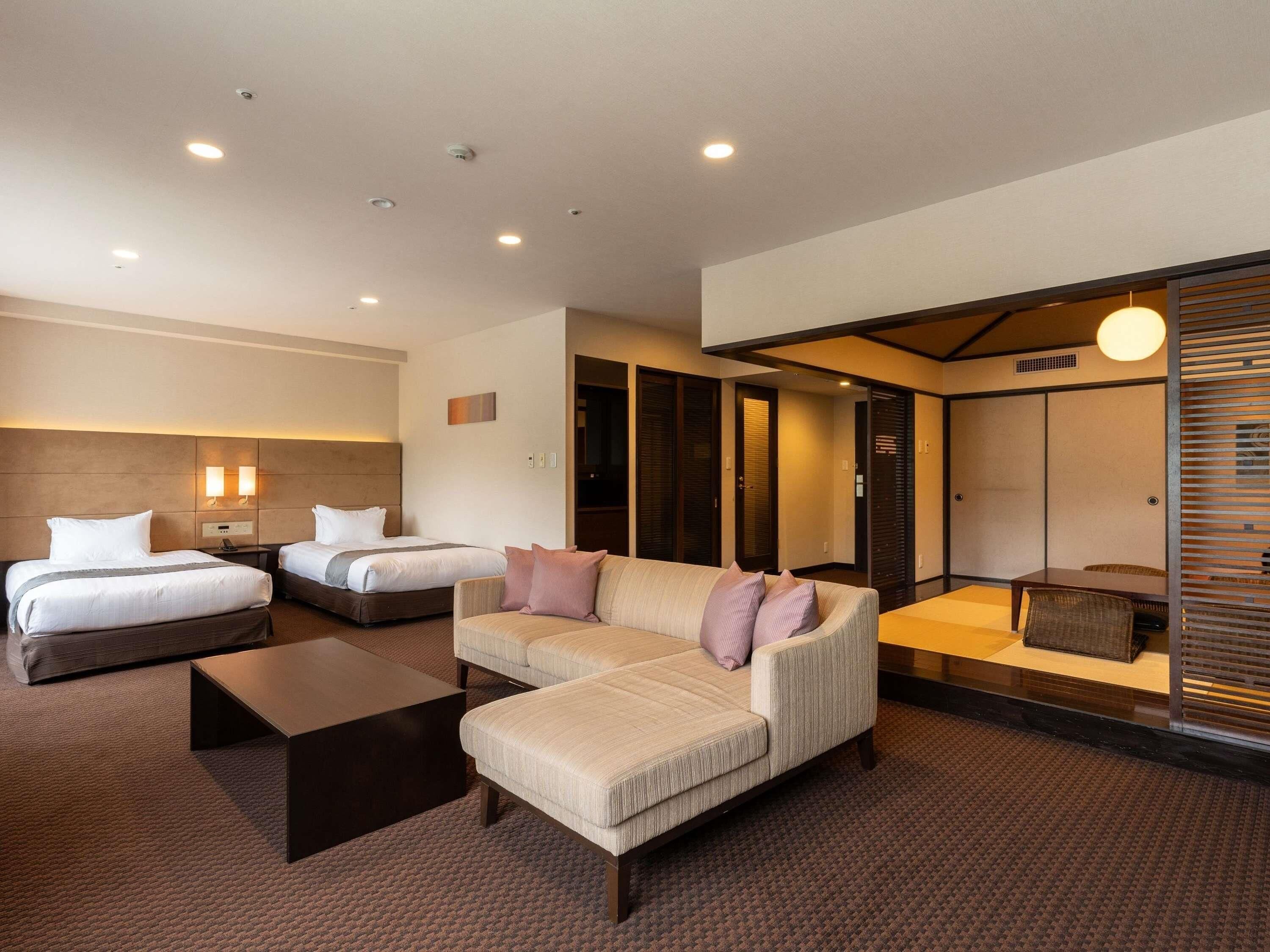 Standard-Suite, 2 Einzelbetten, Bergblick