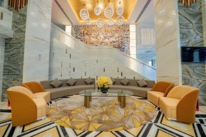 Sitteområde i lobbyen