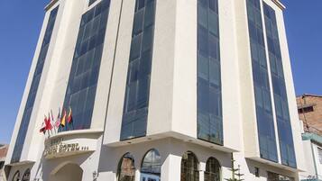 Majoituspaikan julkisivu