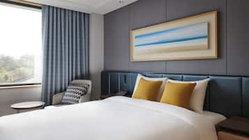 Minibar, in-room safe, desk, blackout curtains