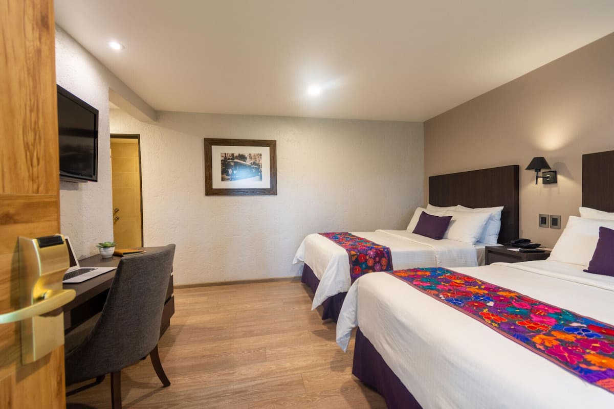 In-room safe, desk, laptop workspace, blackout drapes