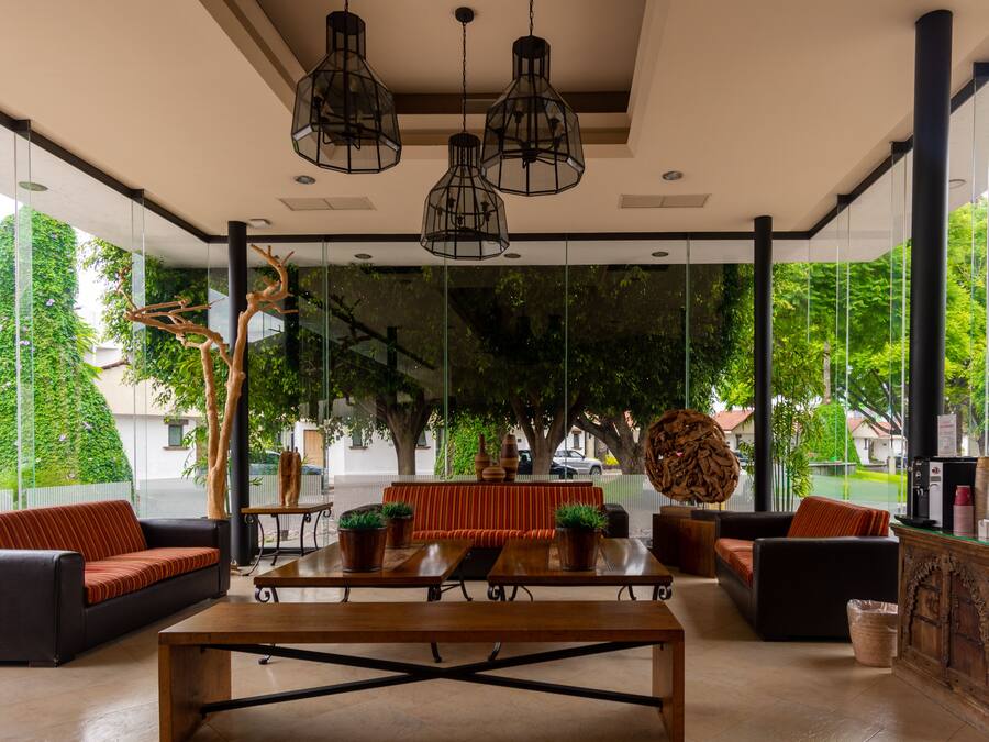 Sala de estar en el lobby