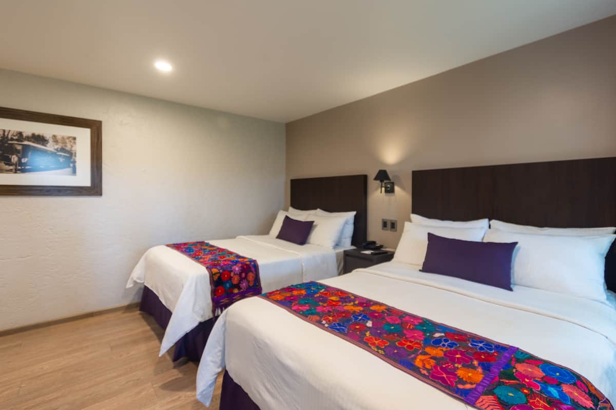 Traditional Room, 2 Double Beds | In-room safe, desk, laptop workspace, blackout drapes