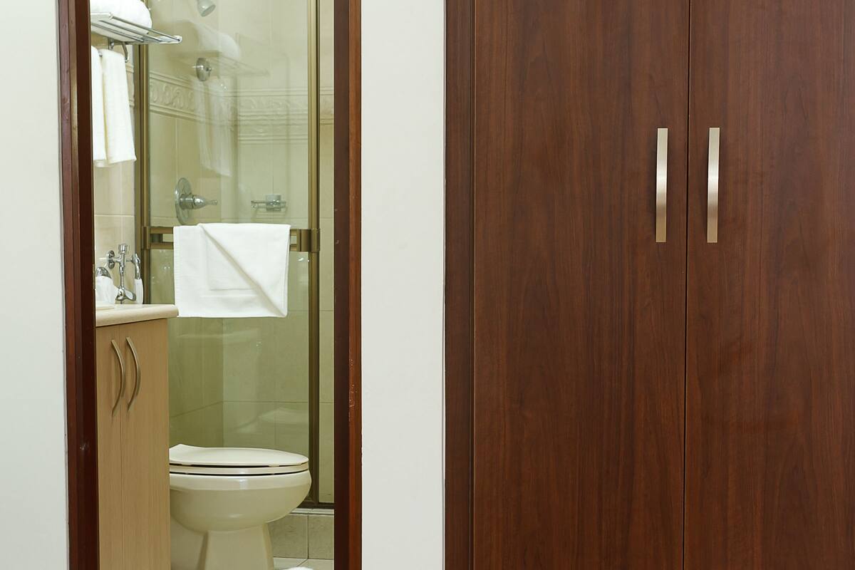 in-room safe, desk, laptop workspace, iron/ironing board